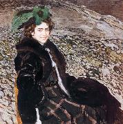 Alexander Yakovlevich GOLOVIN Actress of E.A Spain oil painting artist